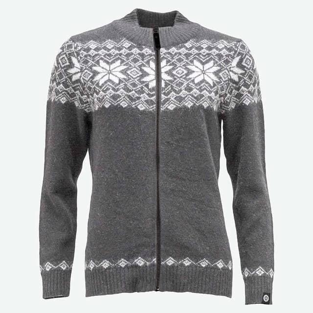 NÓTT rennd angóru ullarpeysa