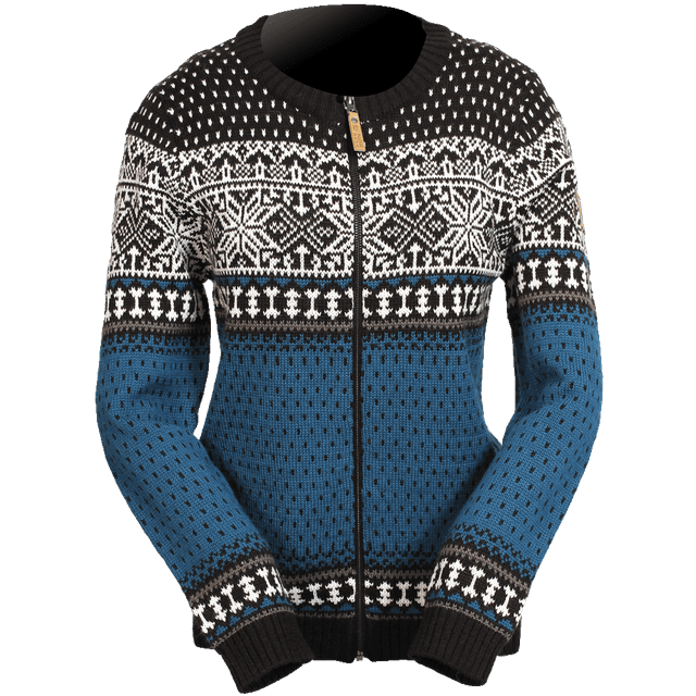 MARTHA rennd peysa með norsku mynstri