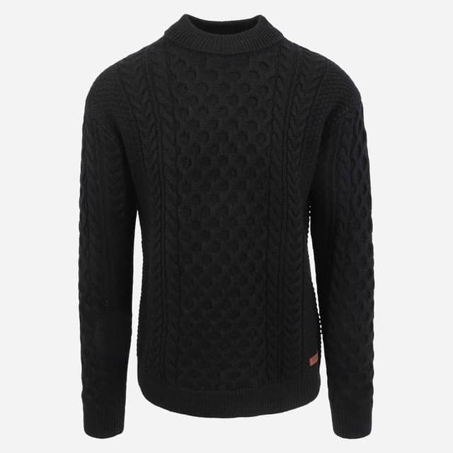 Hallgeir wool cable knit sweater