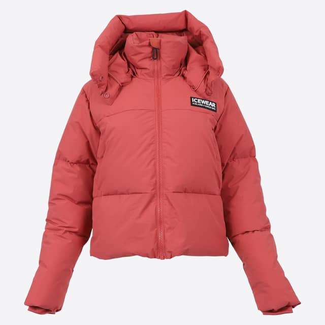 Borg short puffer down jacket